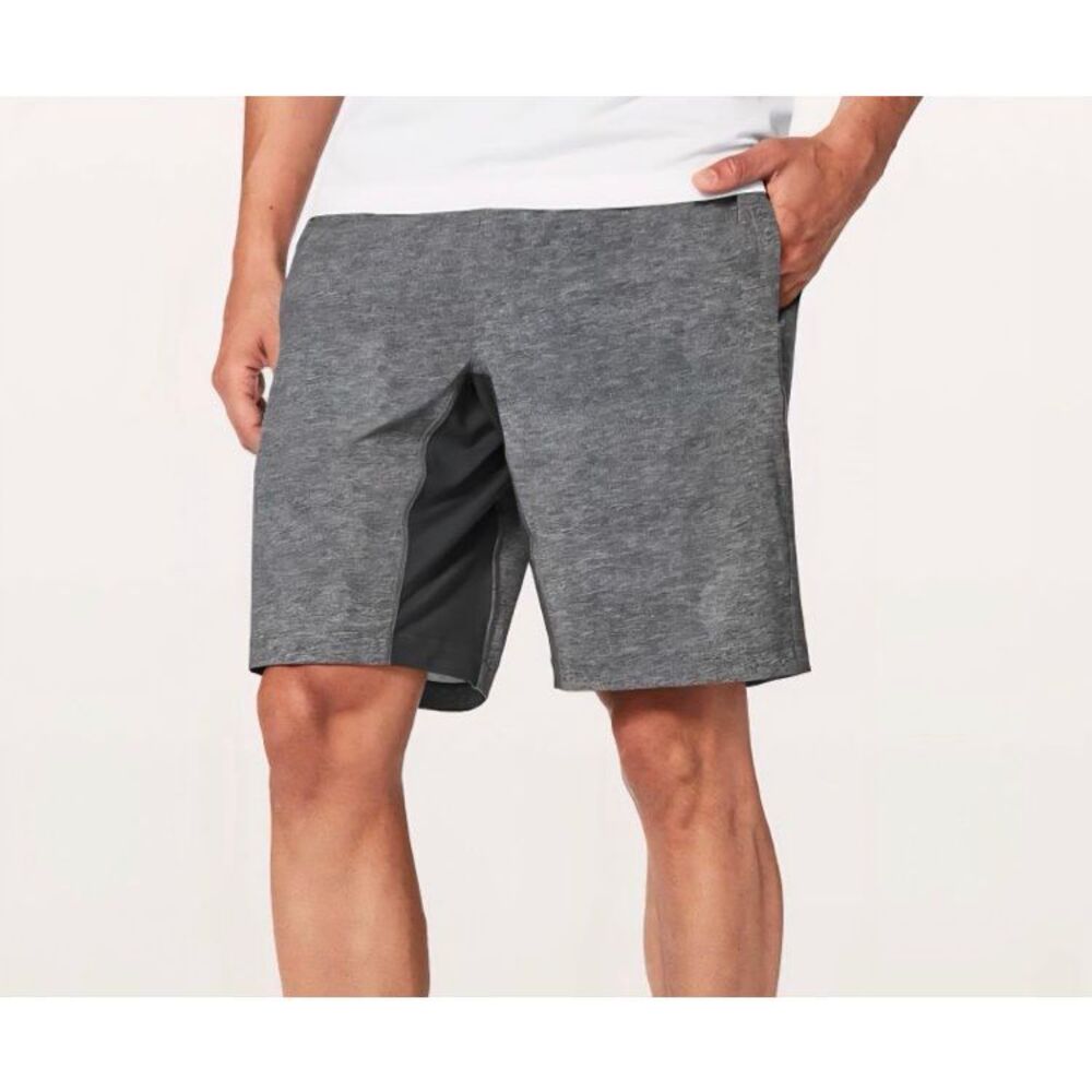 Lululemon XL Grey T.H.E. Short Linerless Quick Dry 10” inseam #718